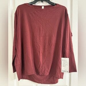 Lululemon Back In Action Long Sleeve Shirt *Nulu